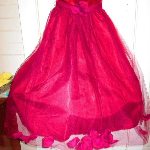 TIP TOP PARTY DRESS.FORMAL.WINE.16.NWT.BEAUTIFUL - Picture 4 of 7